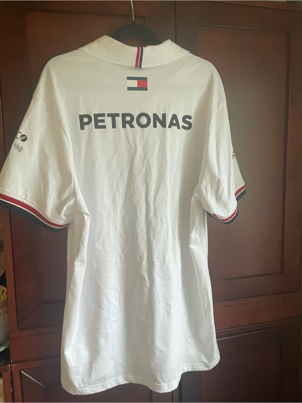 Mercedes-AMG Petronas F1 Team 2022 White Team Polo Shirt - Men's XXL